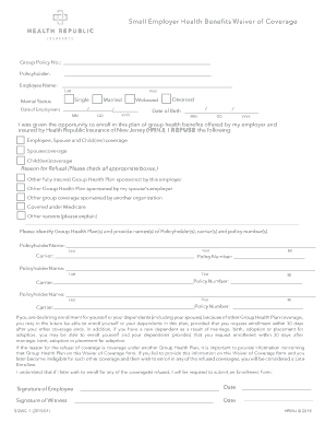 New Jersey Small Group Enrollment Kit