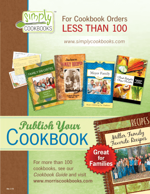 Cookbook Order Form