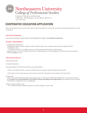 Cooperative Education Application
