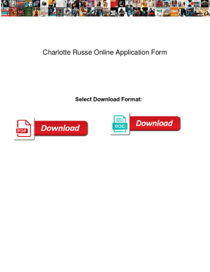 Fillable Online Charlotte Russe Online Application Form foto. Charlotte ...