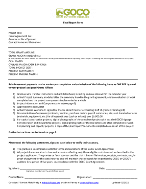 Fillable Online 012022Final Report Form Fax Email Print - pdfFiller