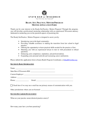 Fillable Online Mentor Mentee Matching Form TemplateJotform Fax Email ...