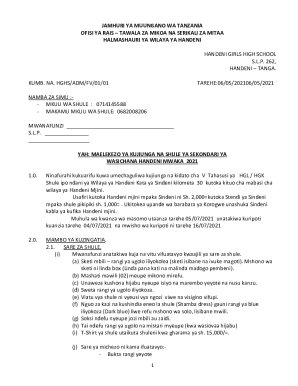 TAMISEMI - Selform MIS