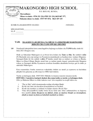 MAKONGORO HIGH SCHOOL