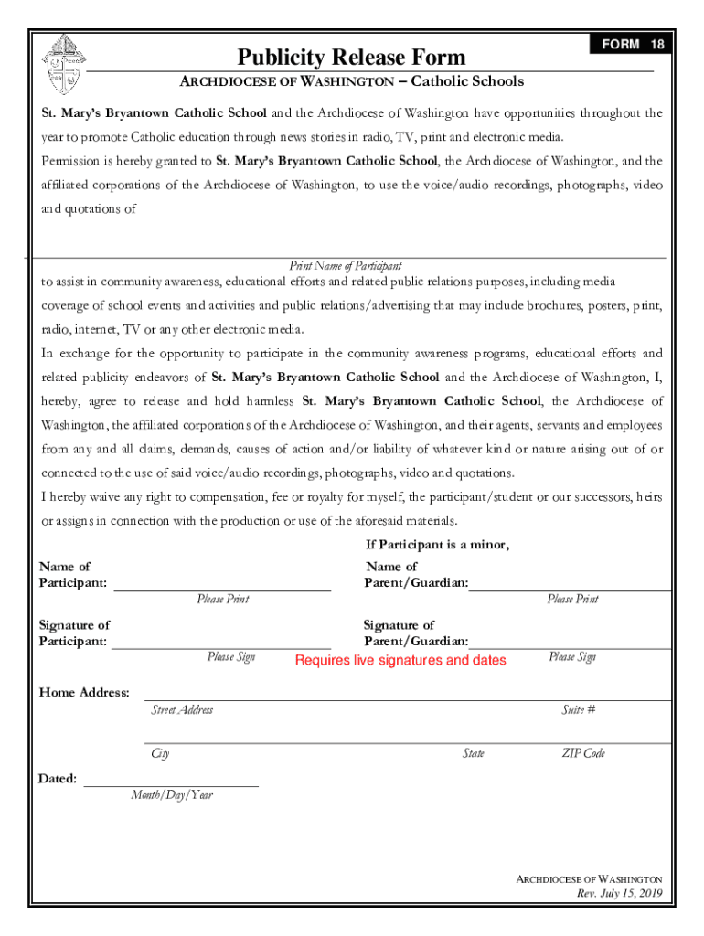 Fillable Online Authorization to Release Records Form Spanish Fax