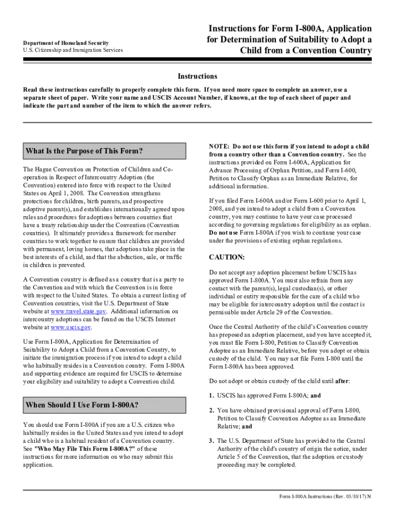 homeland security citizenship immigration services instructions fillable Preview on Page 1