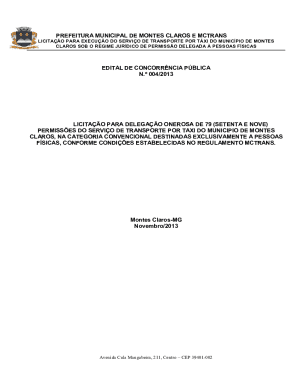 PREFEITURA MUNICIPAL DE MONTES CLAROS E MCTRANS