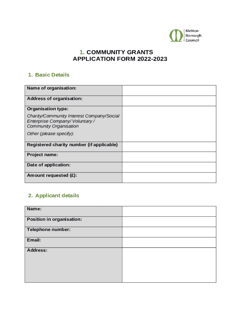 PAEKKRIKI COMMUNITY BOARD COMMUNITY GRANTS APPLICATION Doc Template