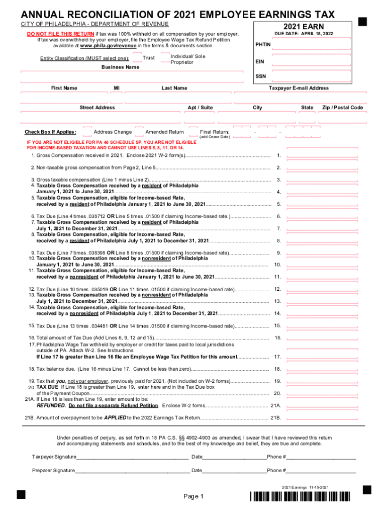 earnings tax philadelphia Preview on Page 1.