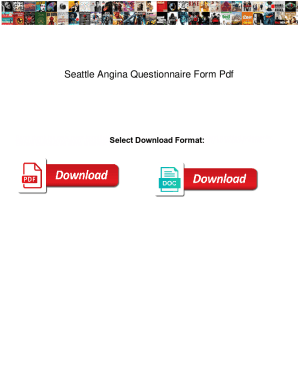 Seattle Angina Questionnaire Form Pdf. Seattle Angina Questionnaire Form Pdf saac