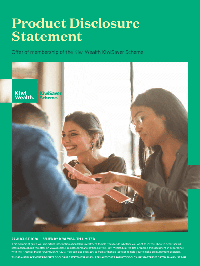 Fillable Online kura KiwiSaver Scheme Product Disclosure Statement (PDS