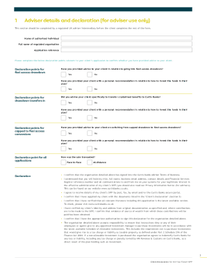 Section AType of application