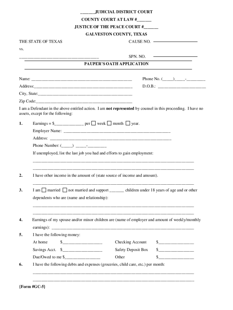 JUDICIAL DISTRICT COURT COUNTY COURT AT LAW Preview on Page 1