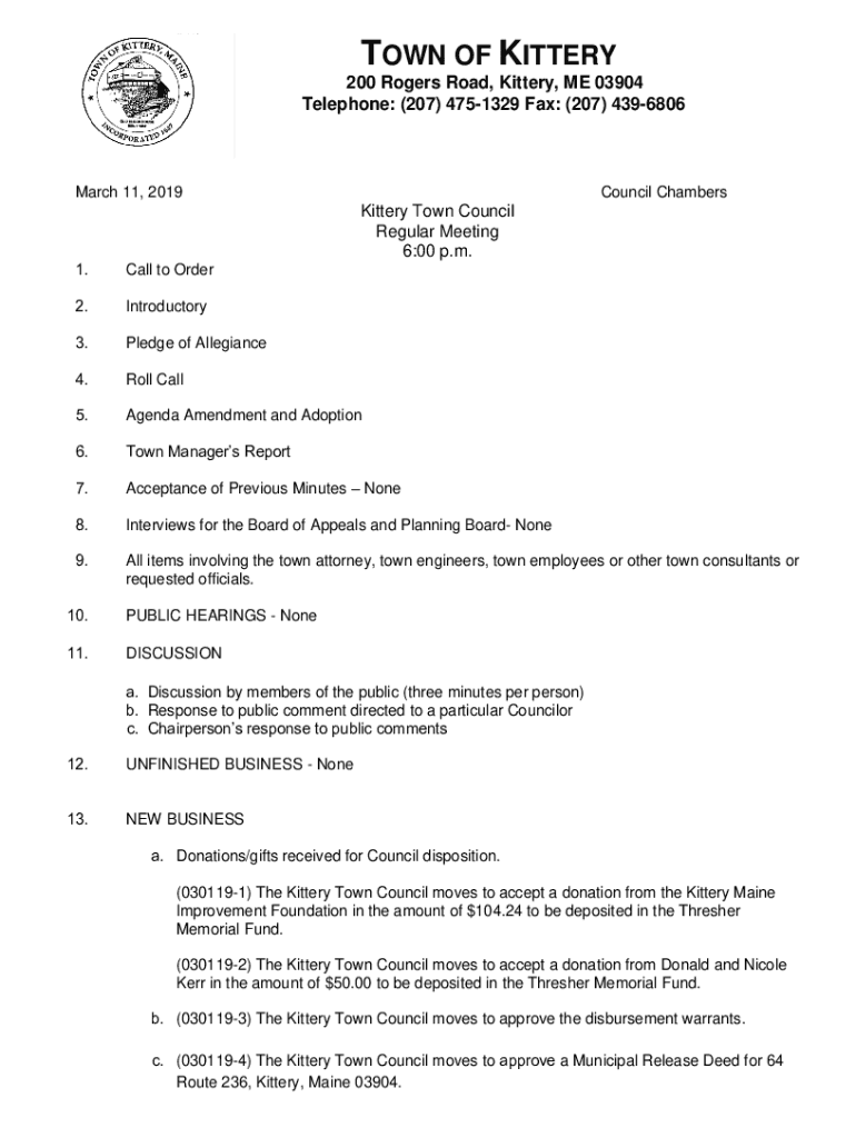 Fillable Online TOWN OF KITTERY Planning and Development Department 200