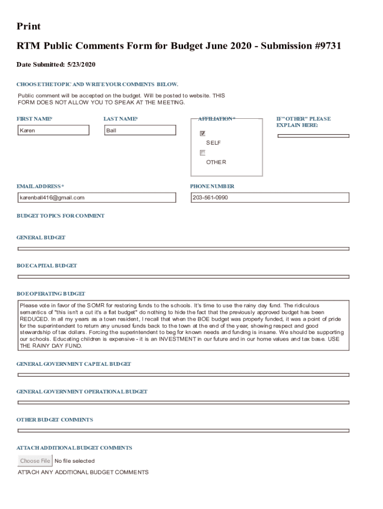 Form preview