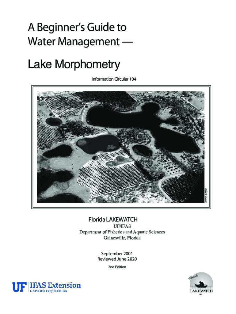 Fillable Online edis ifas ufl The Water Measurement Manual United