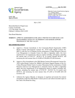 Fillable Online Alameda County Social Services Agency Fax Email Print ...