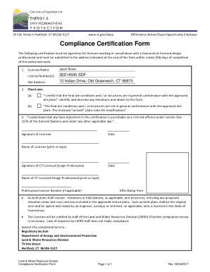 Connecticut Structures Dredging & Fill Permit