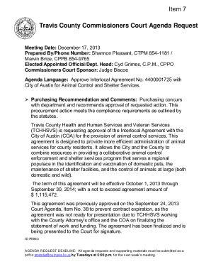 www2.traviscountytx.govcommissionerscourtTravis County Commissioners Court Agenda Request Item 7