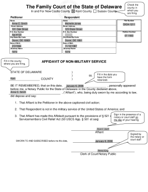 Fillable Online courts delaware Tag: Family Court - State of Delaware ...