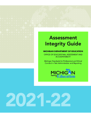 MICHIGAN DEPARTMENT OF EDUCATION