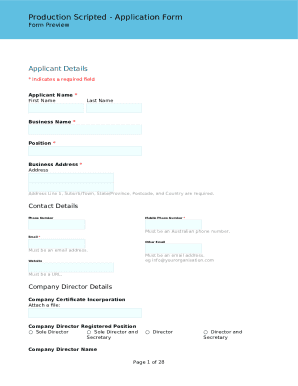 Form preview