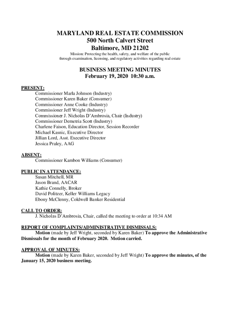 Fillable Online dllr.state.md.uslicensemrecMaryland Real Estate