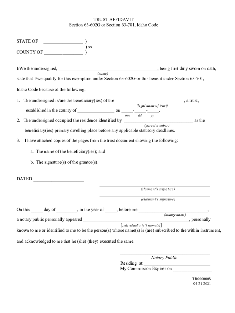 tax.idaho.govformsEFO0018401/05/2006AFFIDAVIT REGARDING LIMITED PARTNERSHIP, LIMITED LIABILITY ... Preview on Page 1