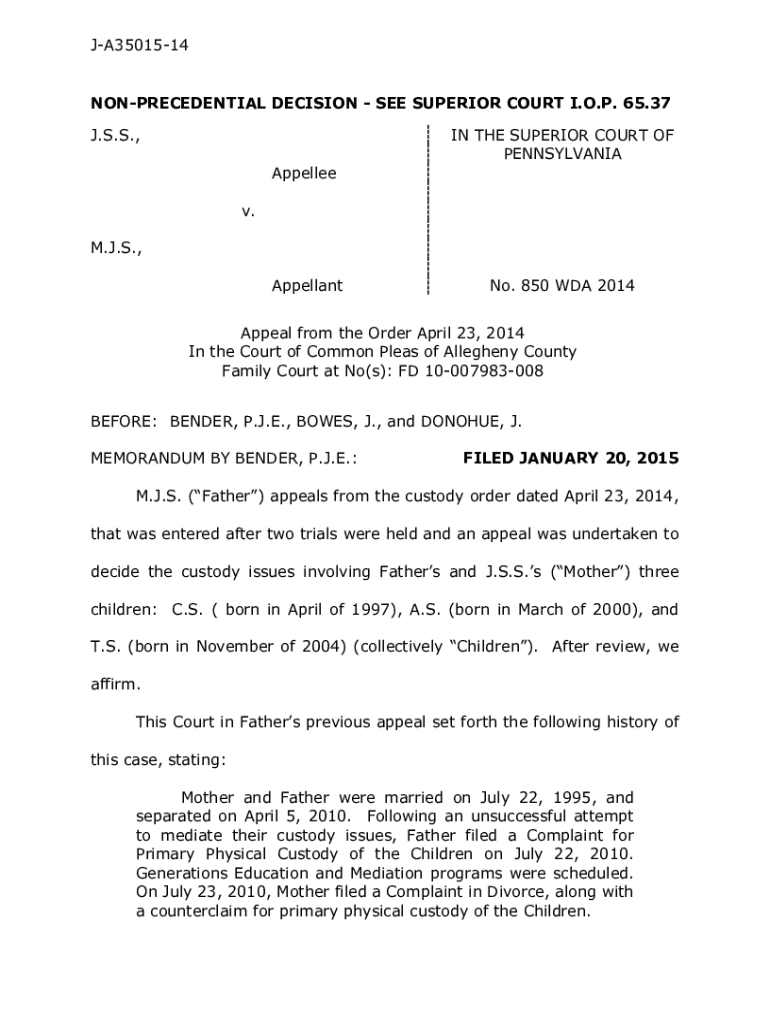 Fillable Online Home Unified Judicial System of PennsylvaniaHome