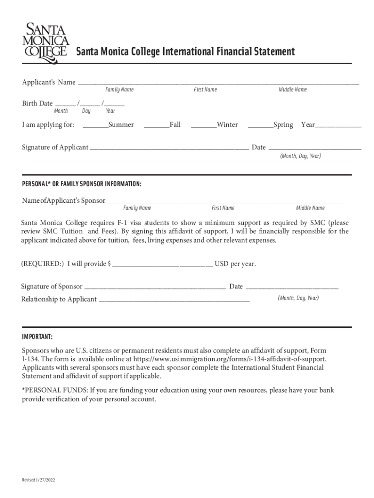 doczz doc8569200Santa Monica College International Financial Statement Preview on Page 1