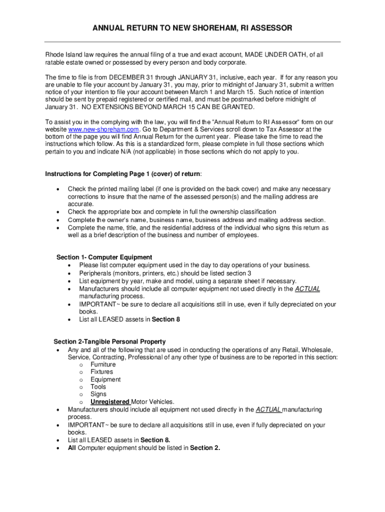 Fillable Online Annual