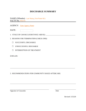 KA discharge summary.docx - First Name Last Name Case ...