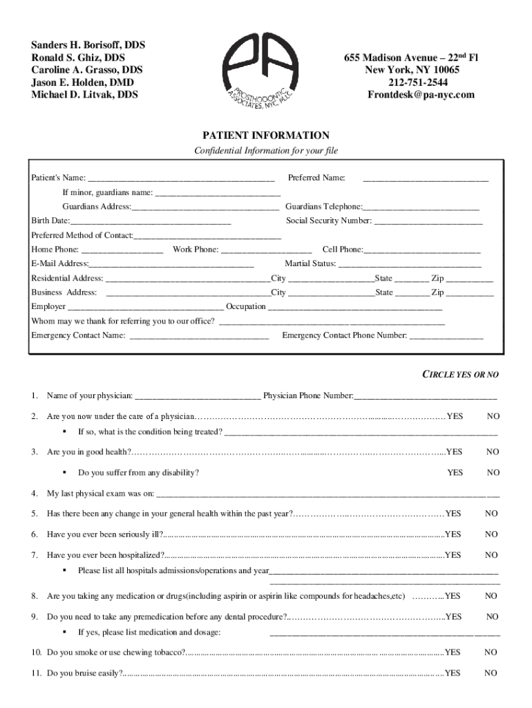 Form preview