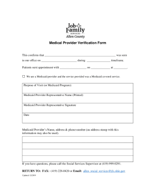Fillable Online acjfs.orgwp-contentuploadsMedical Provider Verification ...