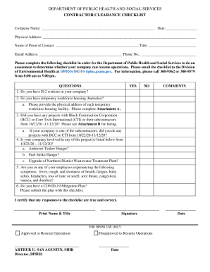dphss.guam.gov wp-content uploadsContractor Clearance Form - Guam Department of Public Health ...