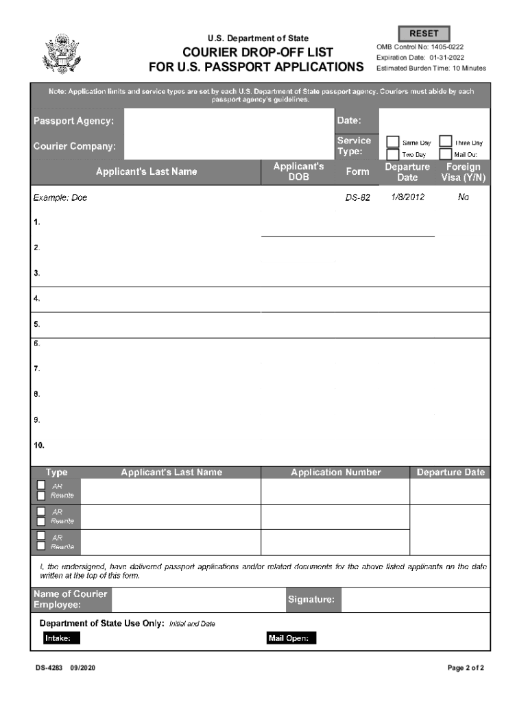 United States Department of State - Where to Apply for a Preview on Page 1