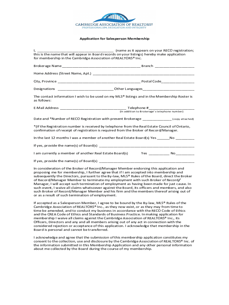 Fillable Online Obtaining a California Real Estate Salesperson License (REObtaining a California