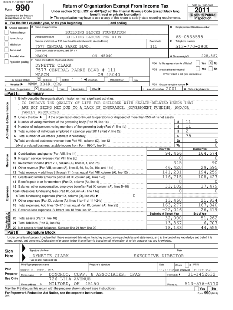 Fillable Online CS BUILBL Building Blocks Foundation Print