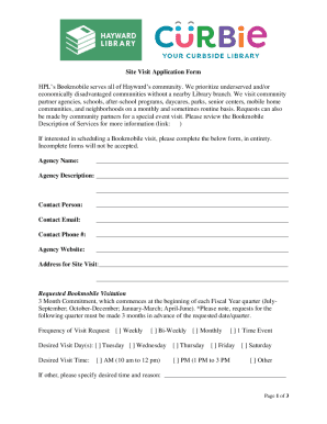 Bookmobile Visit Request Form - tuscaloosa-library.org