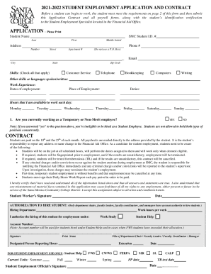 oru.edustudentemploymentapplicationSTUDENT EMPLOYMENT APPLICATION STUDENT WORK STUDY