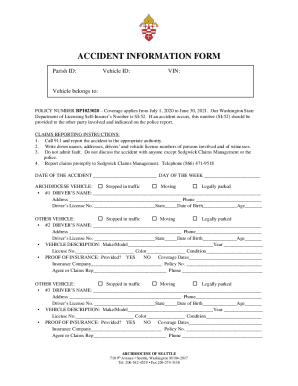 Fillable Online www.apostolicfaith.orgsafetyvehicle-accidentVehicle ...