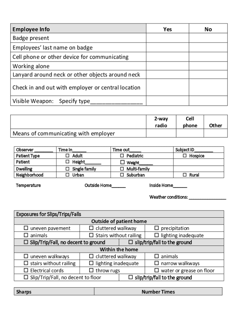 Fillable Online Printable Employee Name Badge Template for Badge Holder