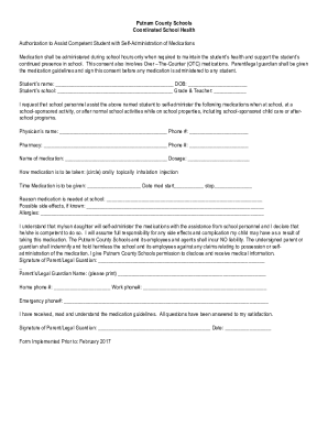 Authorization to Assist Self Med 2017