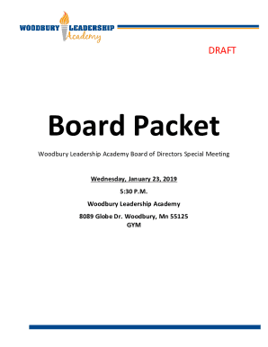 Woodbury Leadership Academy :: Board of Directors