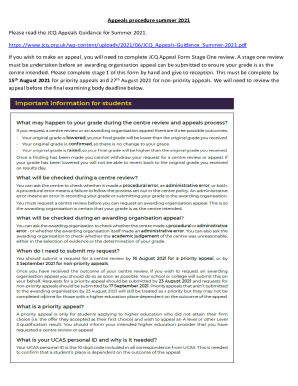 jcq coursework appeal