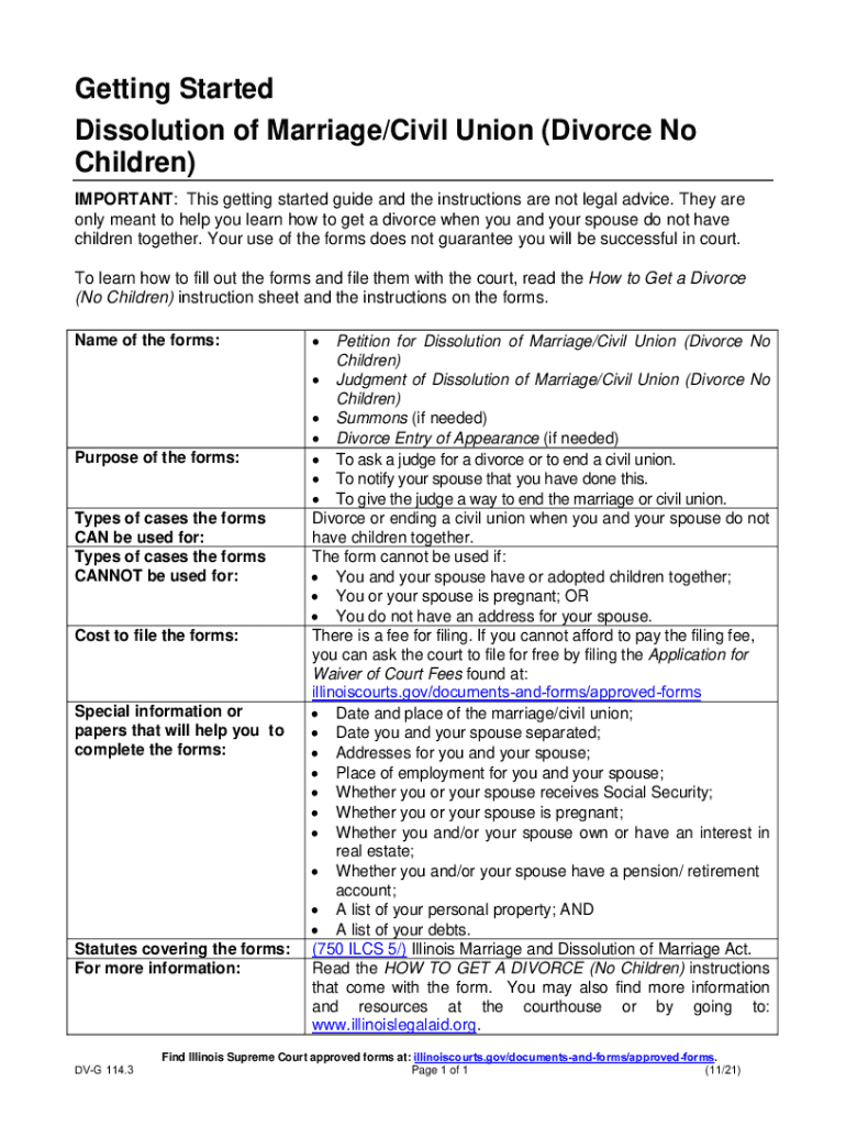 Il dissolution marriage civil union Fill out & sign online DocHub