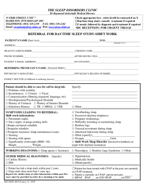 SLEEP DISORDERS CLINIC HAMILTON &amp;amp; ST CATHARINES