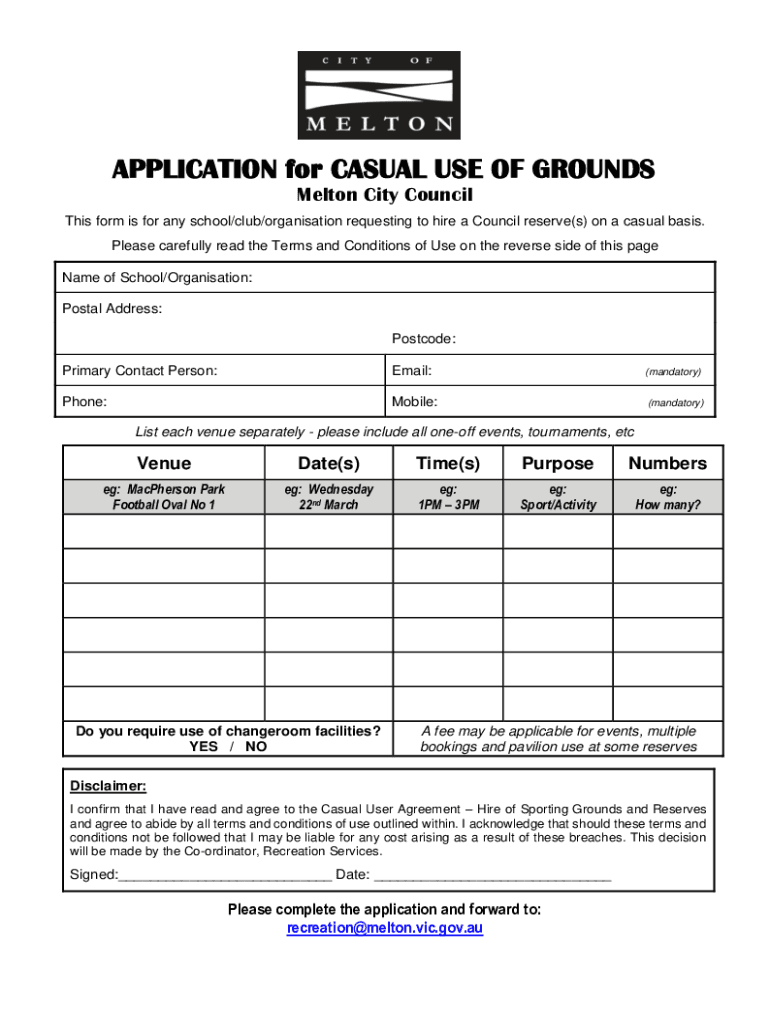 Fillable Online www.melton.vic.gov.auServicesBuildingPlanningPlanning Forms, Checklist and Fees