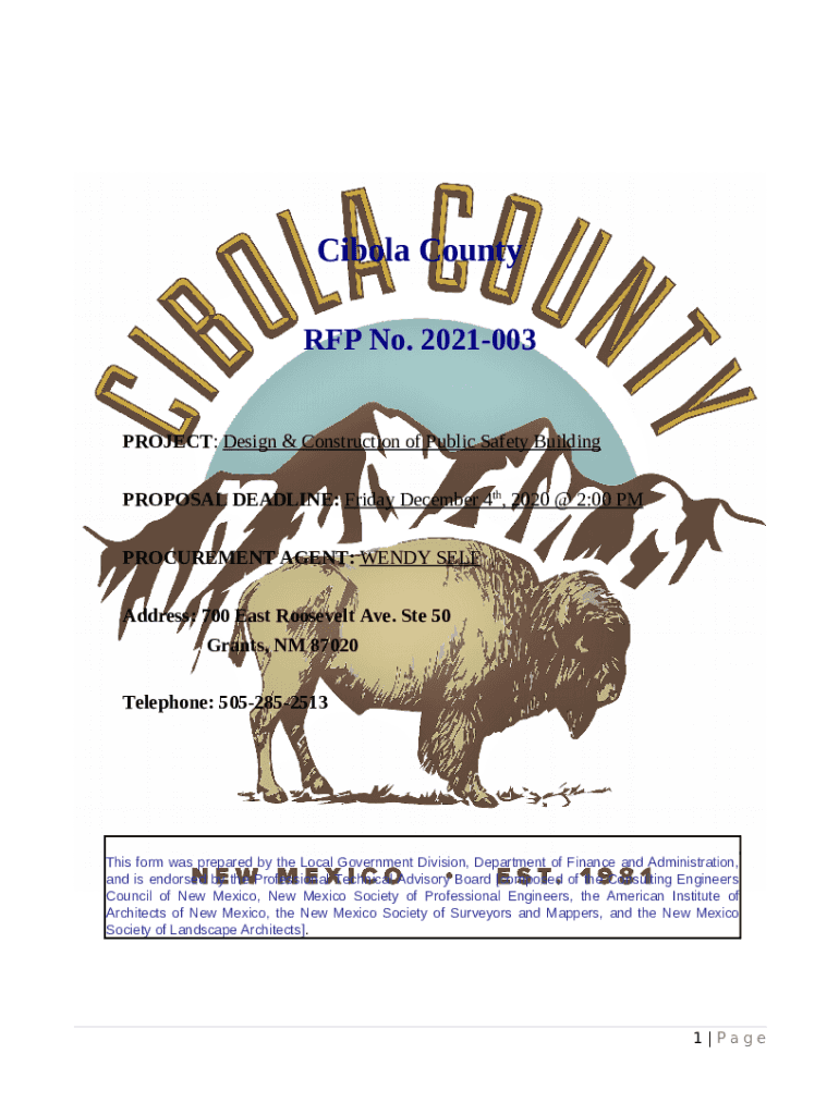 COUNTY SHERIFF DEPARTMENTCIBOLA