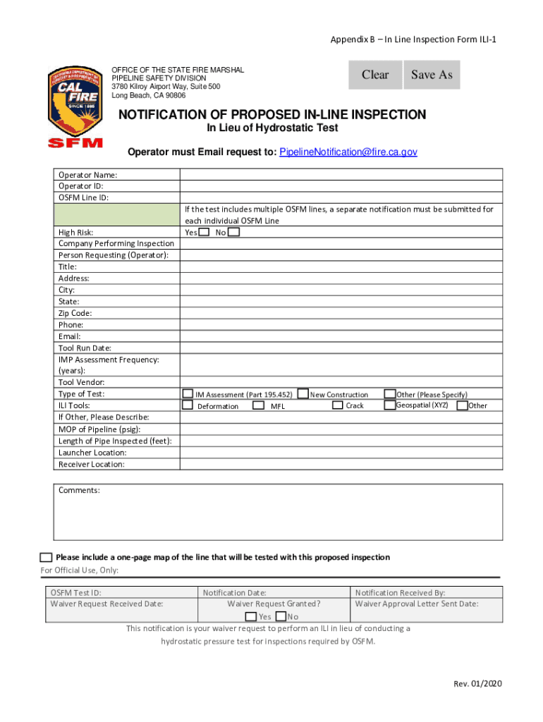 Fillable Online osfm fire ca www.ok.govfireLifeSafetyInspectionsOffice ...